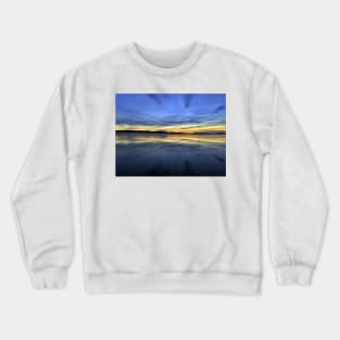 An Early Spring Evening on a Northern Canadian Lake Crewneck Sweatshirt